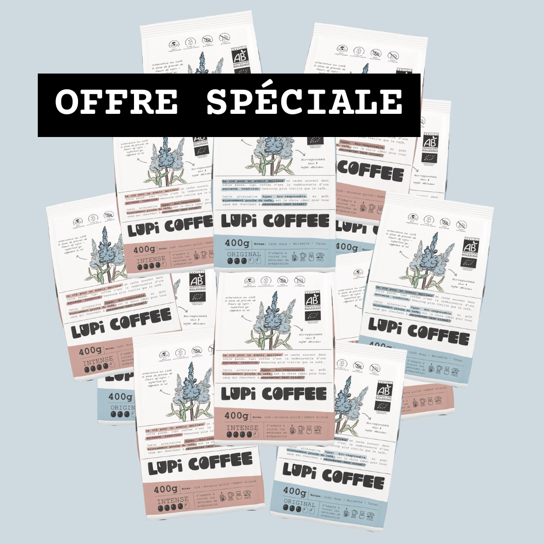 Lupi SPECIAL - 10x 400g Café de lupin bio